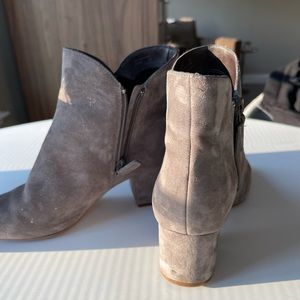 COLE HAAN Gray Suede Booties